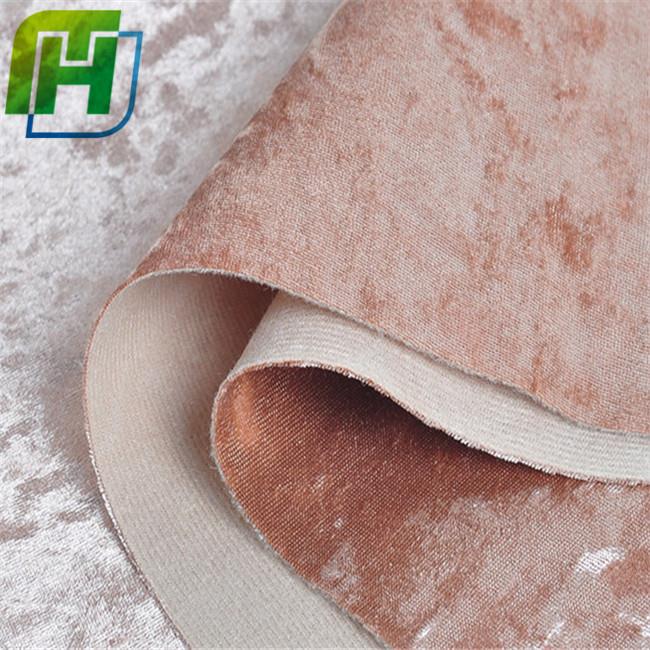 ice velvet fabric with backing