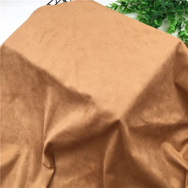 brown microsuede fabric