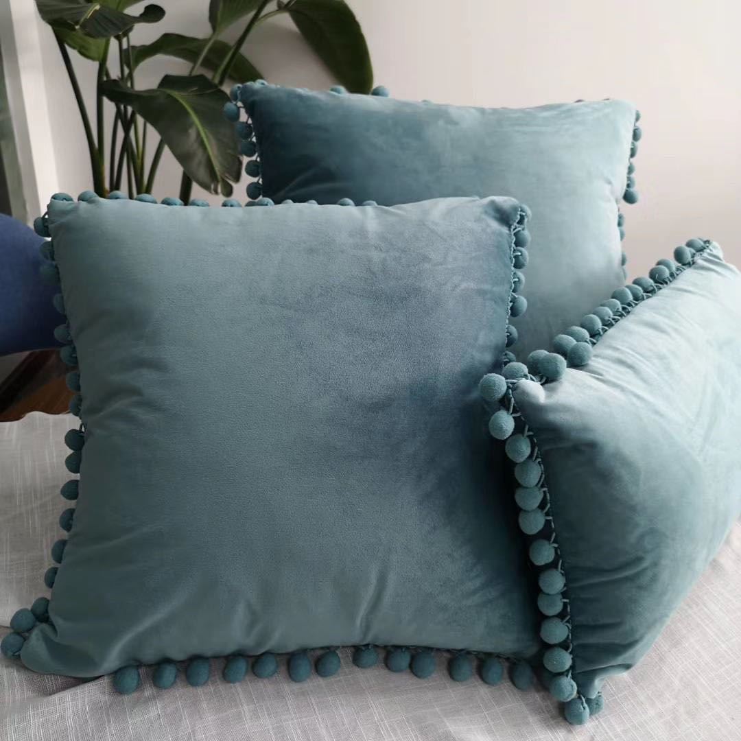 velvet cushions