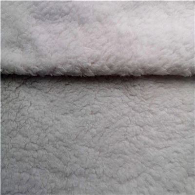 Bonded coral and sherpa fleece fabric (2) Bonded coral and sherpa fleece fabric (2)