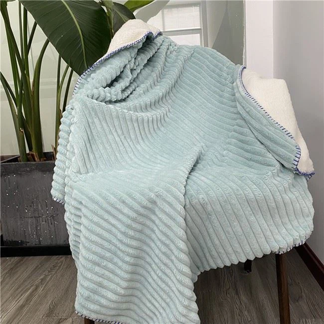 Stripe Fleece Blanket